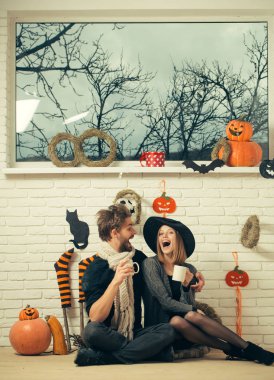 Cadılar Bayramı bayram ve sade bir atmosfer