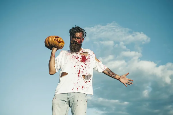 Vittima guerra di Halloween e concetto di orrore — Foto Stock