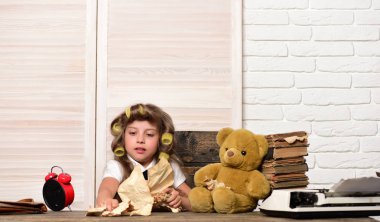 Çocuk kariyer seçmek.