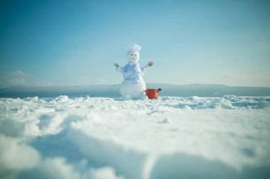 Kış partisi ve pişirme.