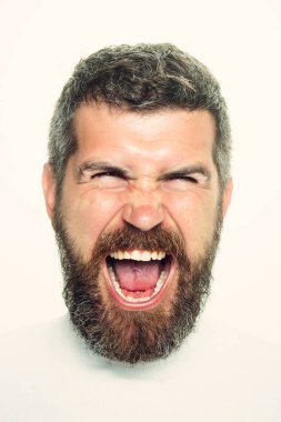 Hipster korkmuş yüz.