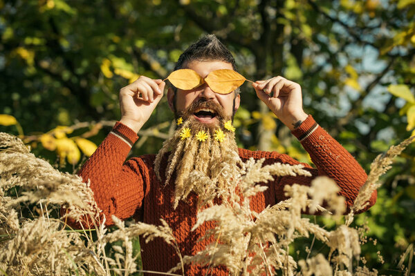 Spikelet beard at barber and hairdresser.