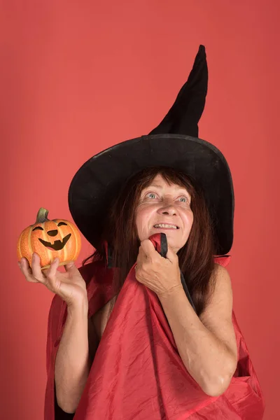 Halloween truc of traktatie — Stockfoto