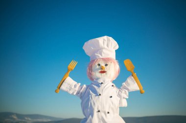 Kış partisi ve pişirme.