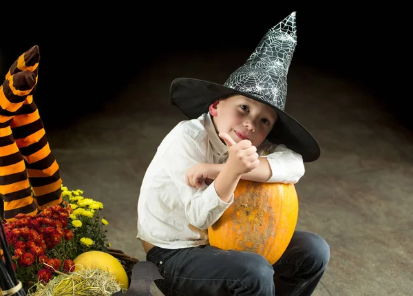 Halloween Party and traditional food. — Stock Photo, Image