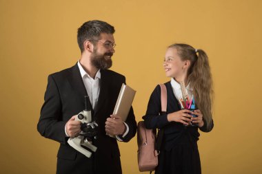 Eğitim ve okul kavramı dön. Öğretmen ve öğrenci