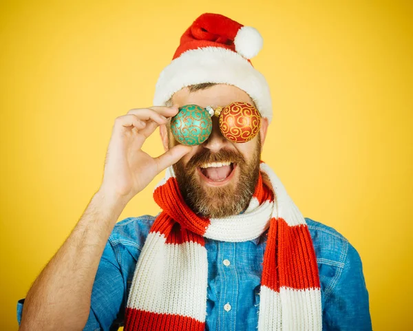Kerstdecoraties voor de feestdagen en ornamenten — Stockfoto