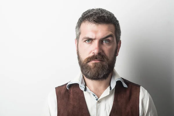 Hombre de negocios o barbudo . — Foto de Stock