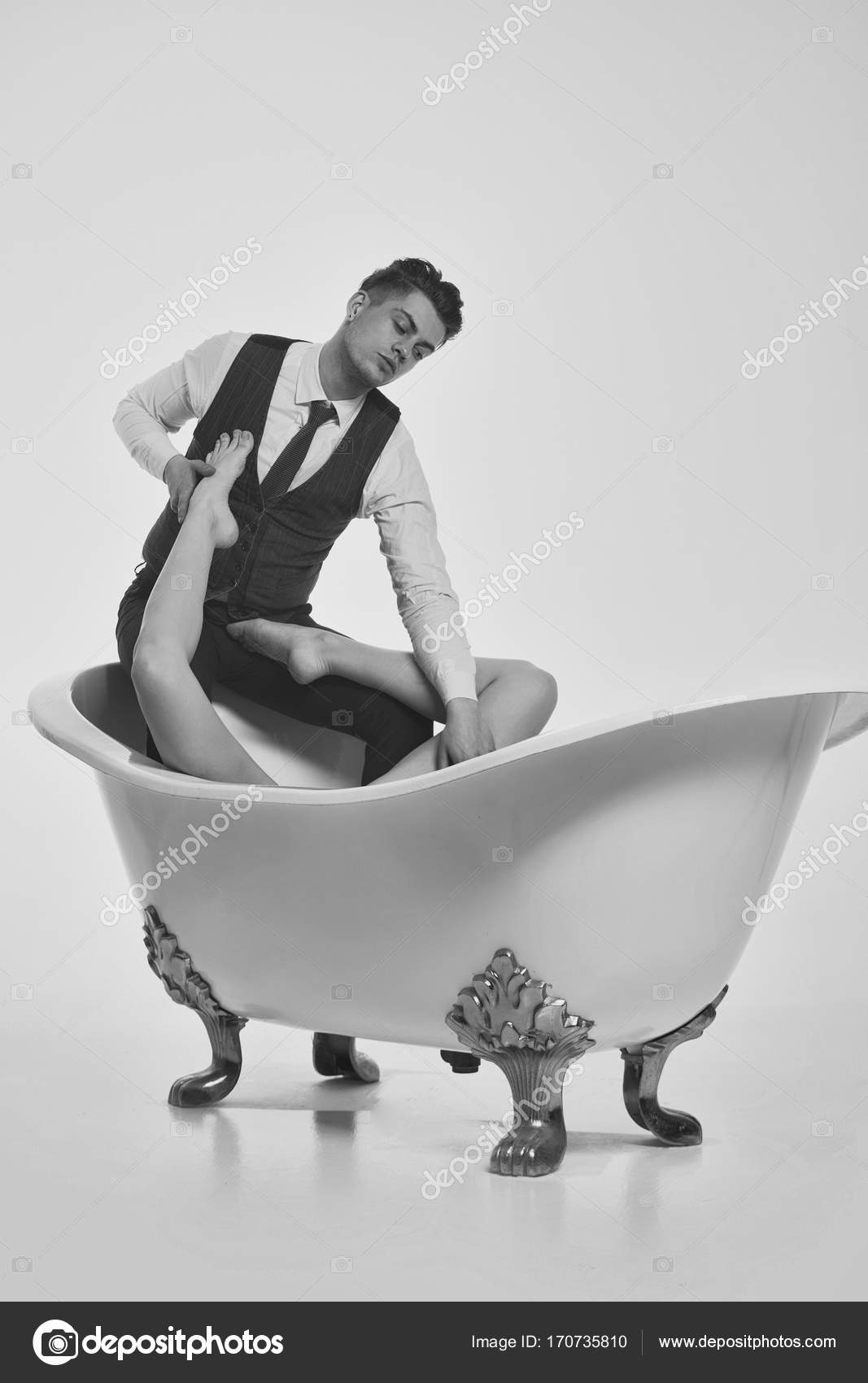 bath in man naked tub Gay irvine ca