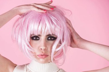 Dumanlı gözler, makyaj yüz kız