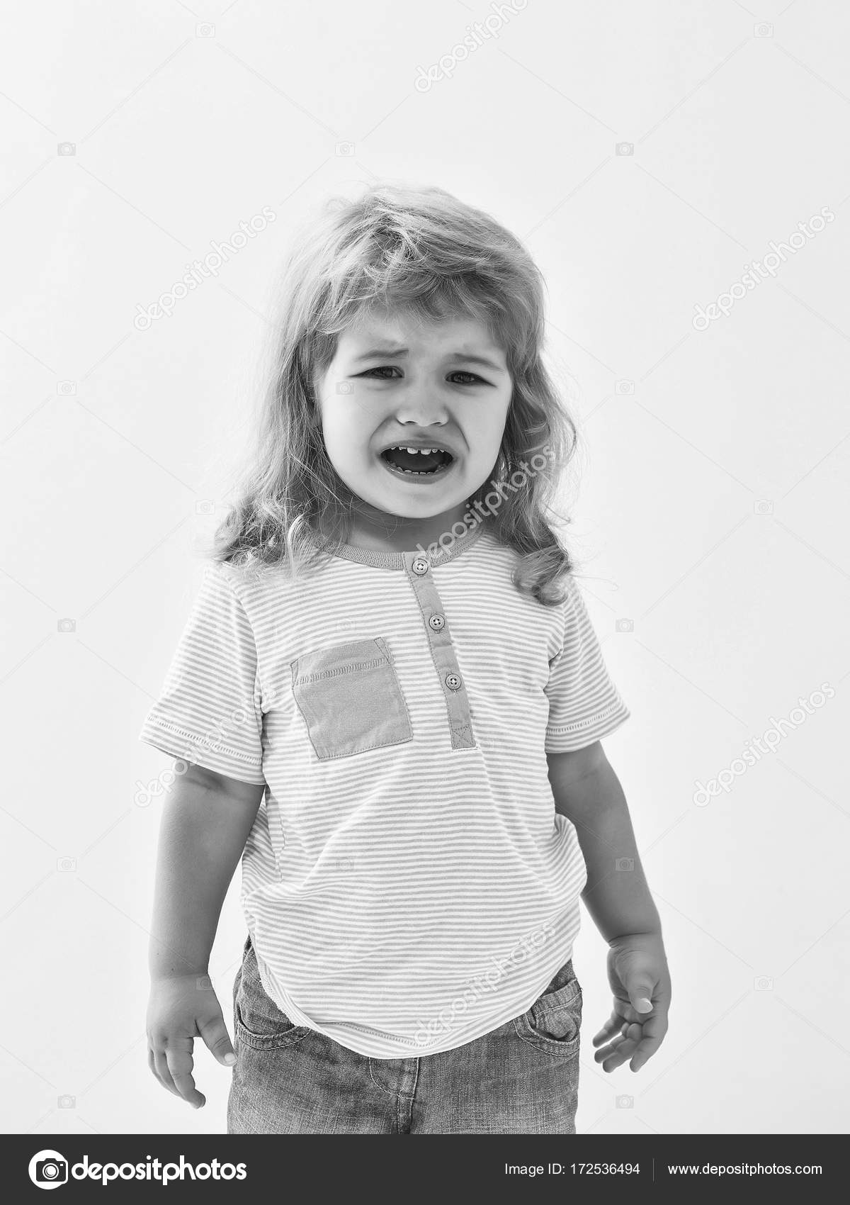 Cute Baby Boy Cries Stock Photo C Tverdohlib Com 172536494