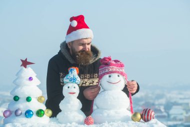 Kış tatilleri kutlama kavramı