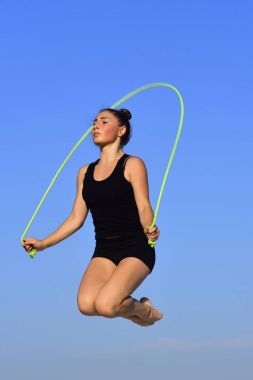Esneklik akrobasi ve fitness sağlık.