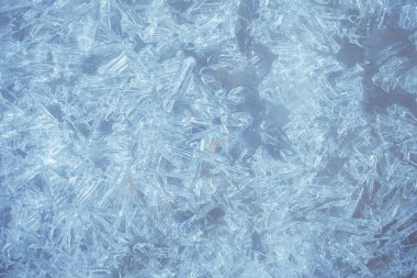 Arka plan doku donmuş buz ile.