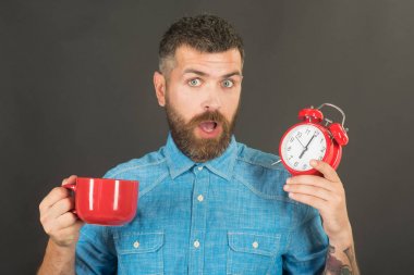 hipster süt Kupası ile zaman.