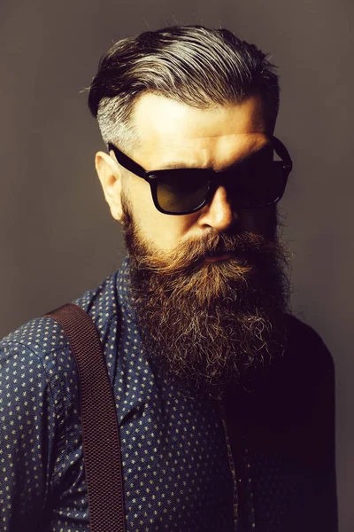 Frumos barbă om — Fotografie, imagine de stoc
