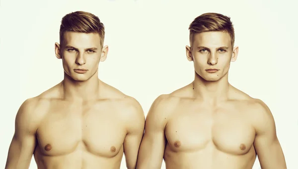 Twins with sexy body — Stock Photo, Image