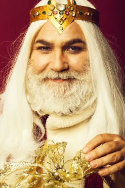 zeus taç sakallı sihirbaz adam