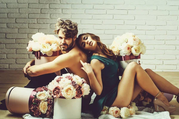 Seksi çift aşık katta