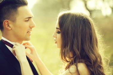 Düğün çift portre