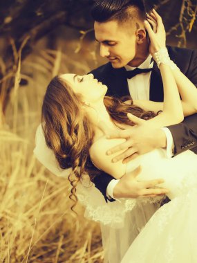 şehvetli Düğün çifti