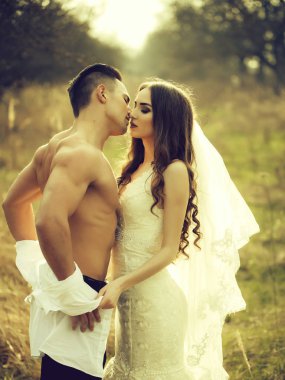 Seksi Düğün çifti