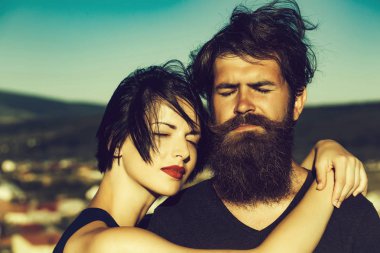 Doğada duygusal bir çift.