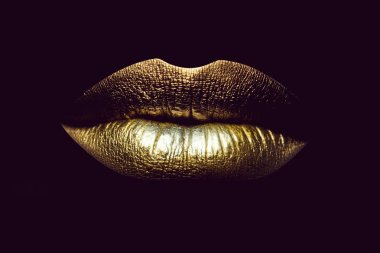 Female lips closeup clipart