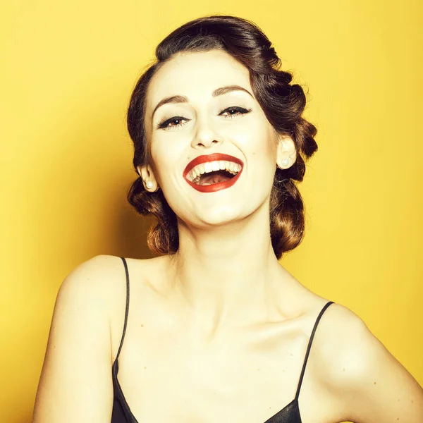 çekici retro kadın