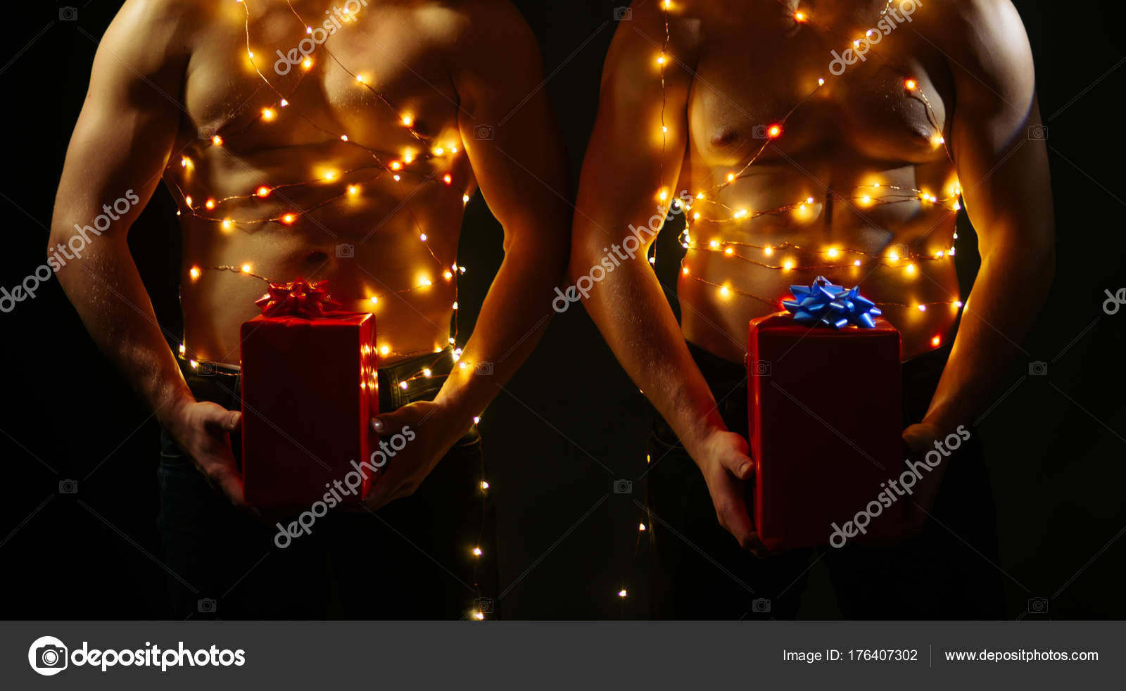Christmas party and sex games