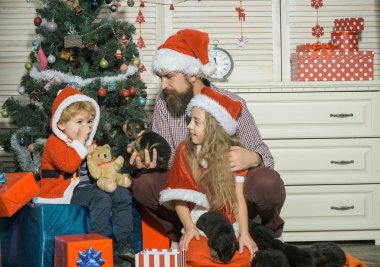 Mutlu aile yeni yılı ve Noel 'i kutluyor..