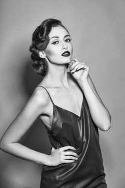 şehvetli şık kadın