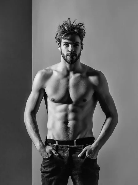 Hombre sexy musculoso guapo —  Fotos de Stock