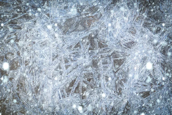 Tło z lodu zamrożone tekstury. — Zdjęcie stockowe