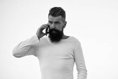 Cep telefonu olan adam.