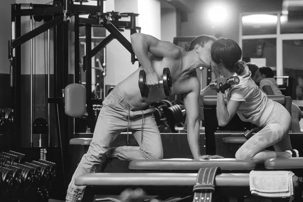 Gym mom strip kissing