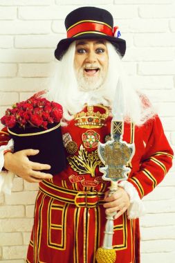 Üst düzey beefeater adam hayran