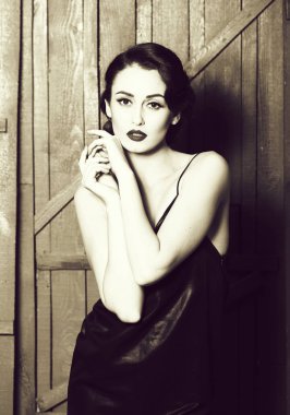 Şehvetli retro kadın