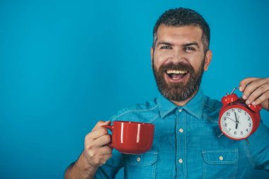 hipster süt Kupası, zaman, kopya alanı ile