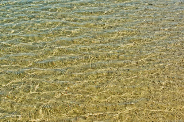 Tenger, vagy óceán víz felszínén gyűrűző textúra — Stock Fotó