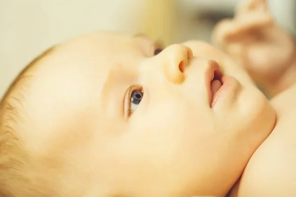 Little newborn boy baby — Stock Photo, Image