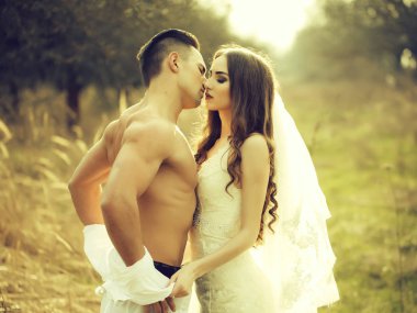 Seksi Düğün çifti