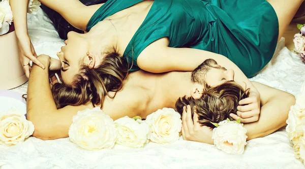 Seksi çift aşık katta