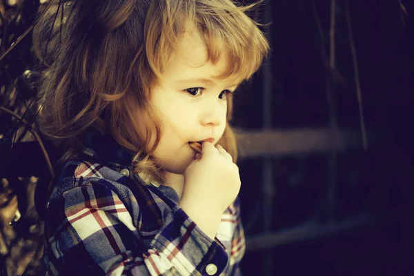 Little boy outdoor — Stock Photo, Image