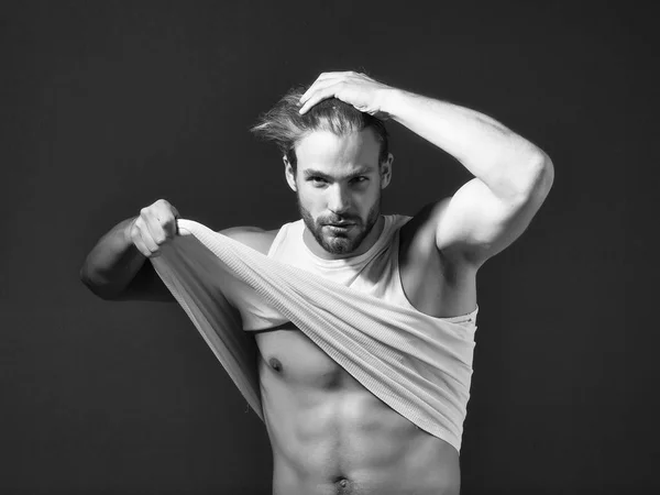 Hombre sexy musculoso guapo —  Fotos de Stock