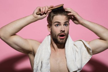 Maço sürpriz yüz, seksi göğüs banyo havlusu