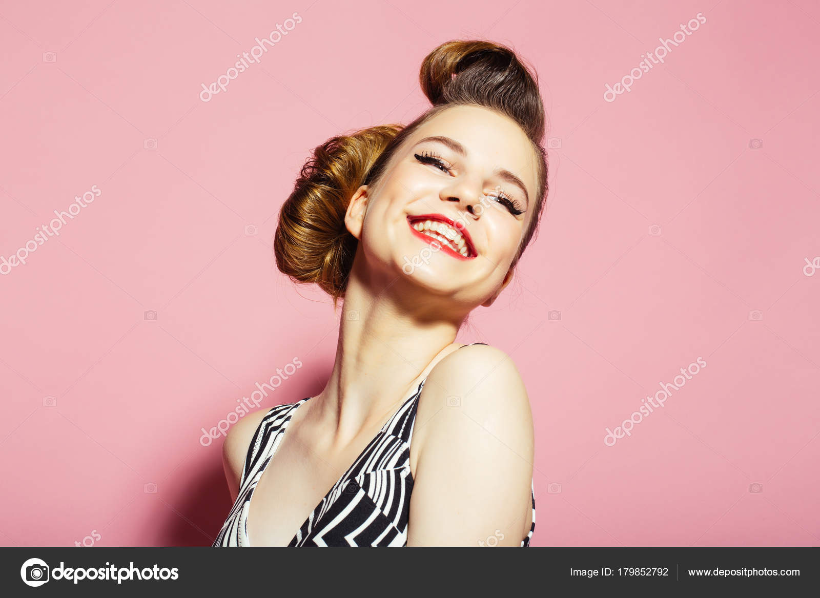 Fifties Hair And Makeup Pinup Youth Look Beauty Fashion