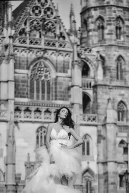 seksi kadının yanına kast Sarayı açık üzerinde düğün