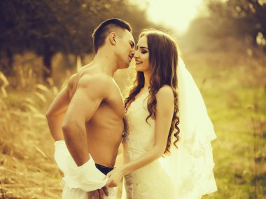 Seksi Düğün çifti