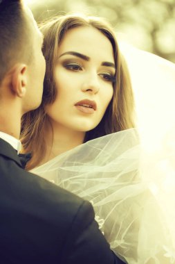 şehvetli Düğün çifti